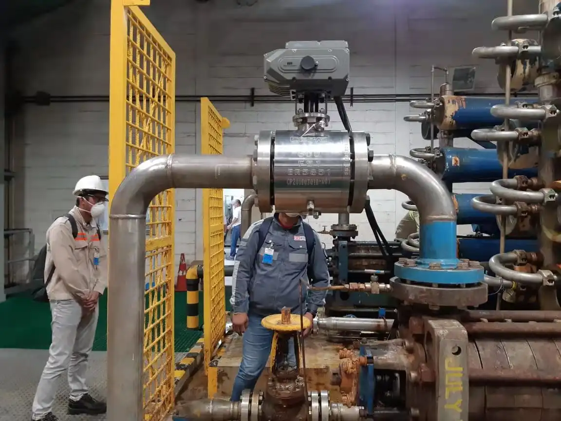 Application of Cepai Electric Ball Valve