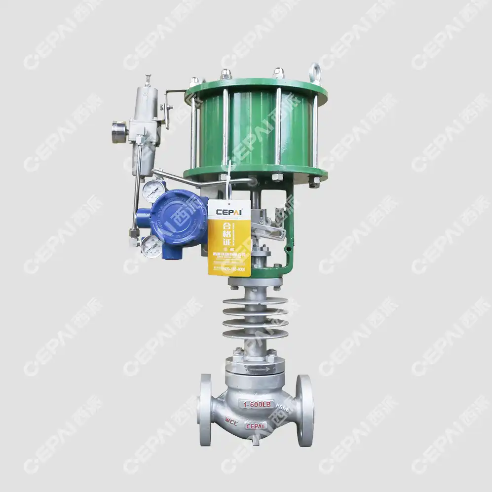 Pneumatic high temperature Control valve