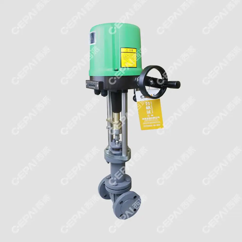 Electric Fluorine Lined Control Valve
