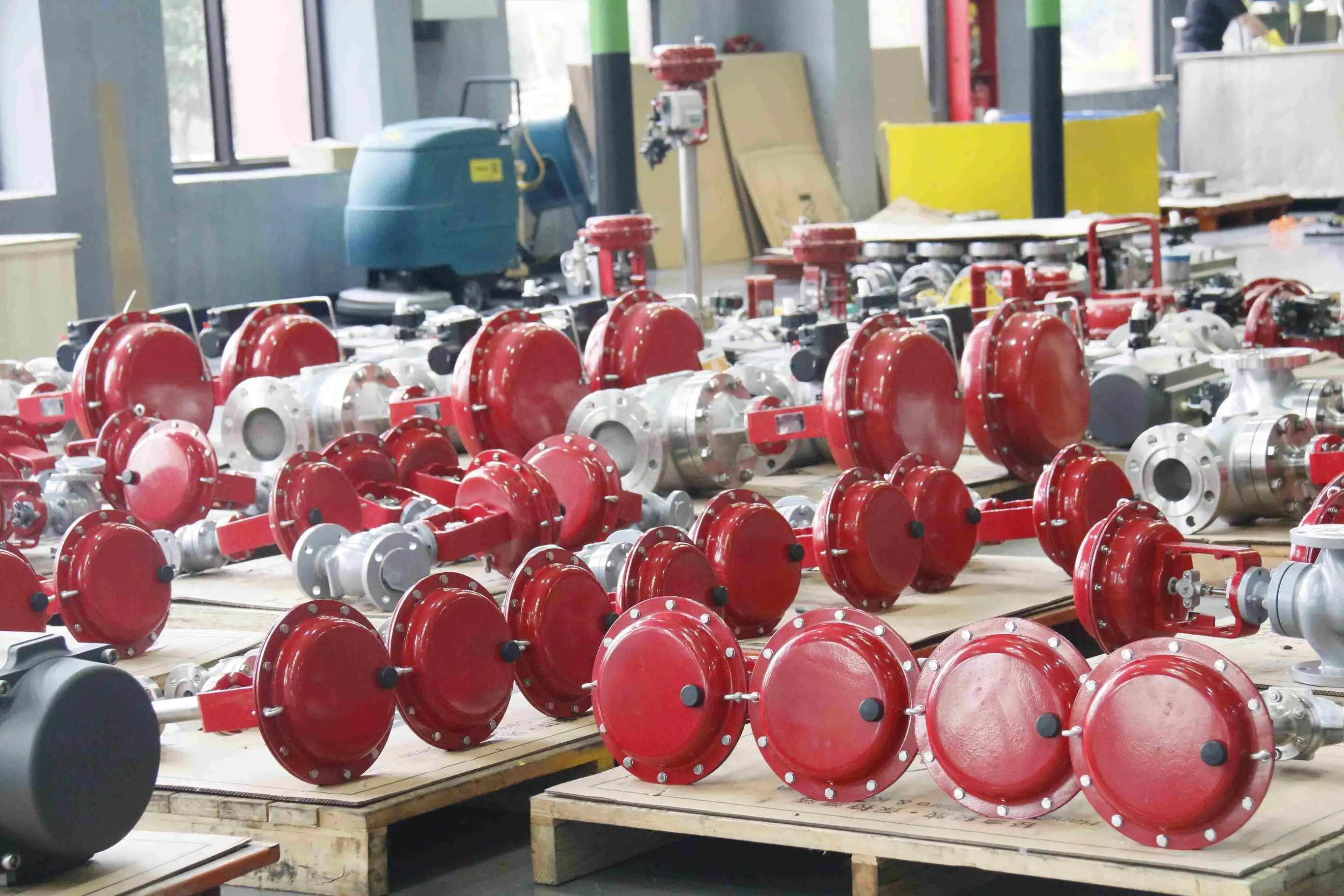 Pneumatic control valves