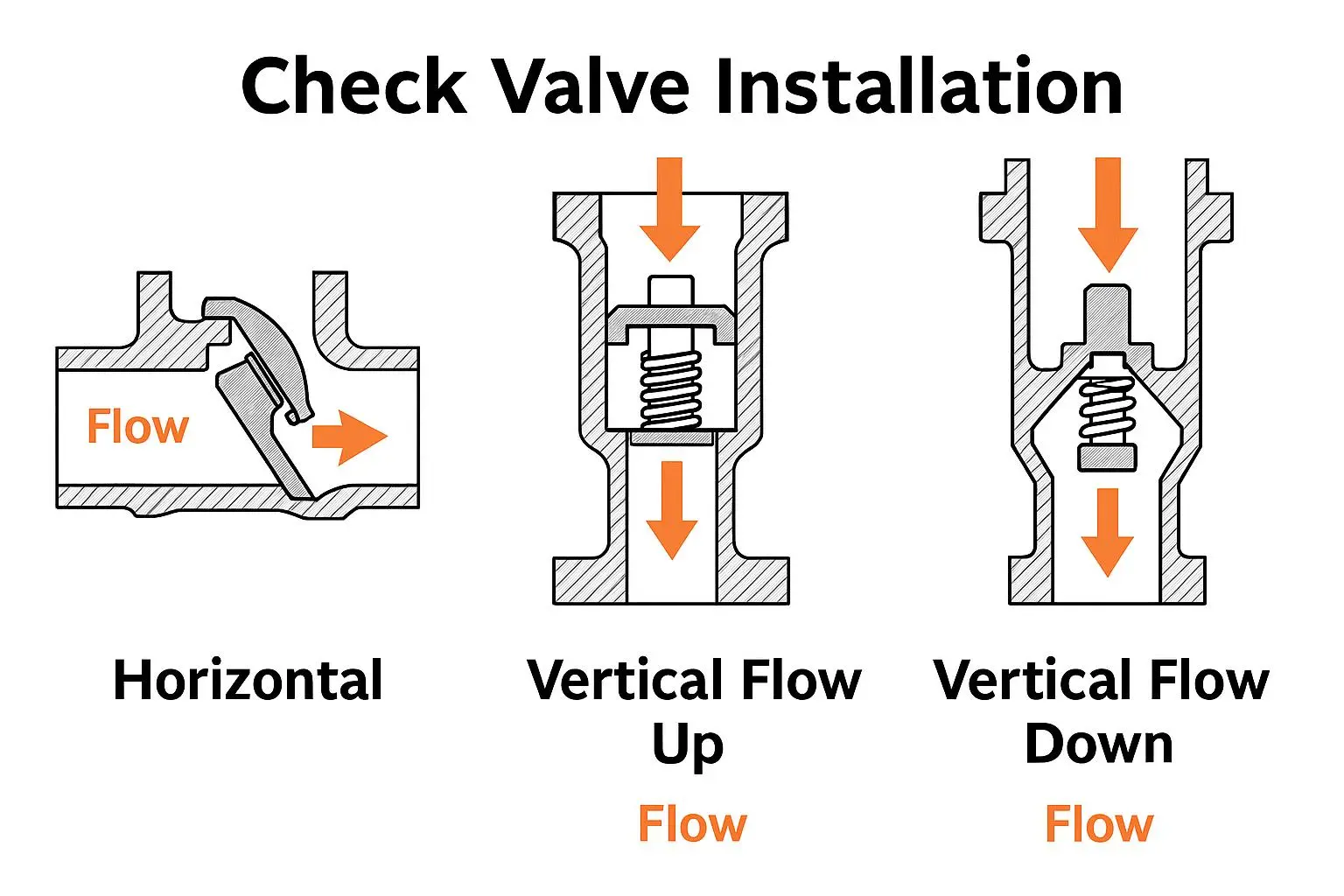 What to Do When a Check Valve Has Backflow, Noise, or Sticking?